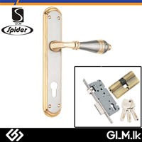 SPIDER BRASS MAIN DOOR LOCK FB46SG