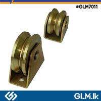 GATE WHEEL IRON Y TYPE DOUBLE BEARING 60 MM