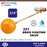 FARG BRASS FLOATING VALVE 3/4