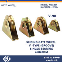 SLIDING GATE WHEEL IRON V TYPE(GROOVE) 90 MM