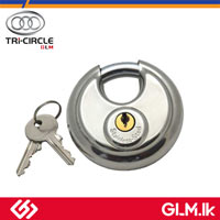 TRICIRCLE SS DISC PADLOCK HEAVY DUTY 2 1/2