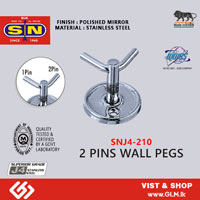 SN J4-210 2 PINS WALL PEGS