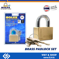 SOLEX PREMIUM HIGH SECURITY R 50 BRASS PADLOCKS