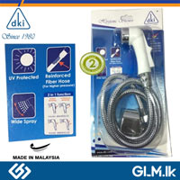 DKI BIDET SPRAY WITH SS HOSE WHITE